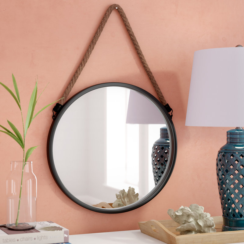 Breakwater Bay Decorative Metal Wall Mirror & Reviews
